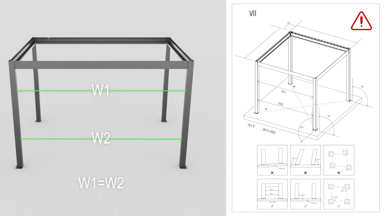 GROVE Pergola | Installation video | Freestanding