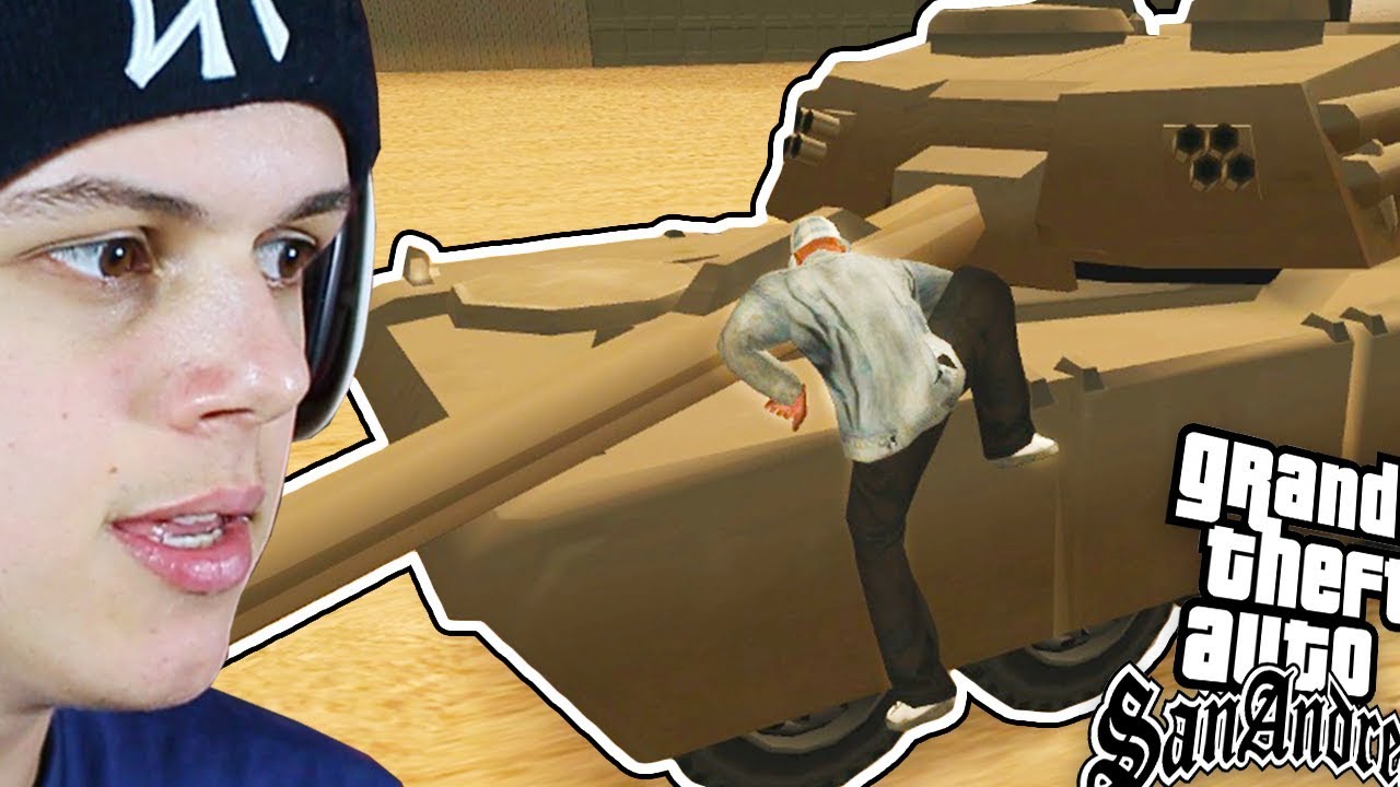 GTA SAN ANDREAS - VANTAGENS de ROUBAR um TANK! #29