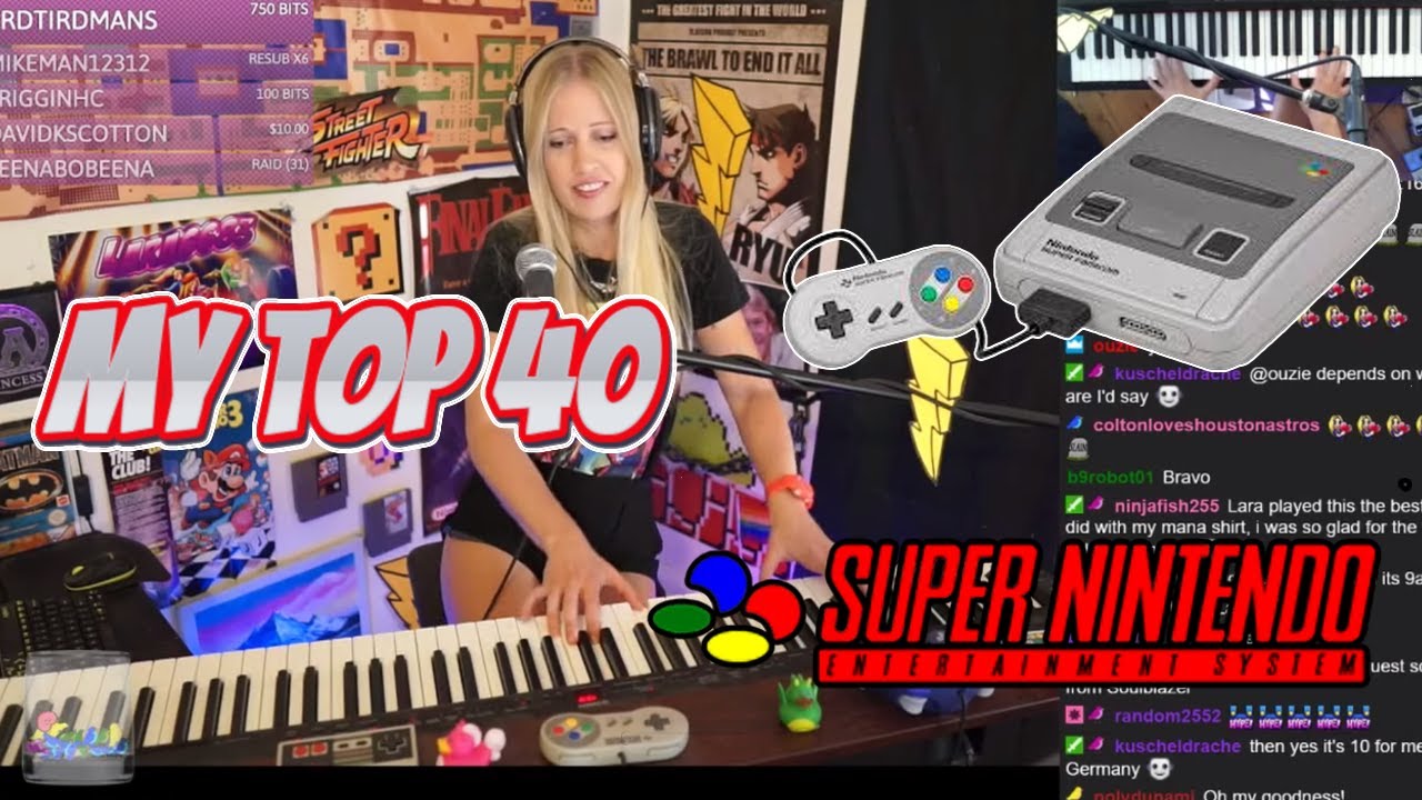 Top 40 SNES tracks Twitch stream