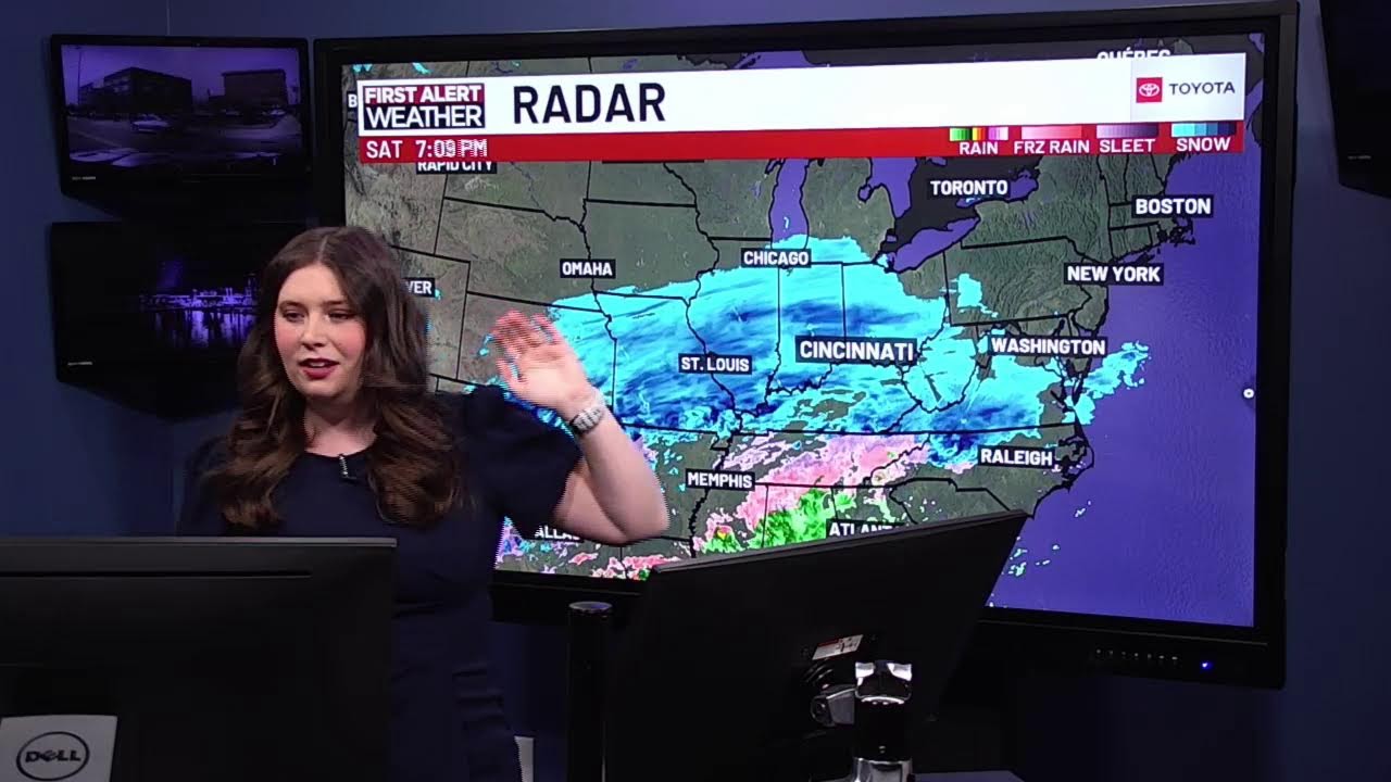 FIRST ALERT Winter Storm - Saturday 7:30pm Live FIRST ALERT Update with Meteorologist Anna DuVall