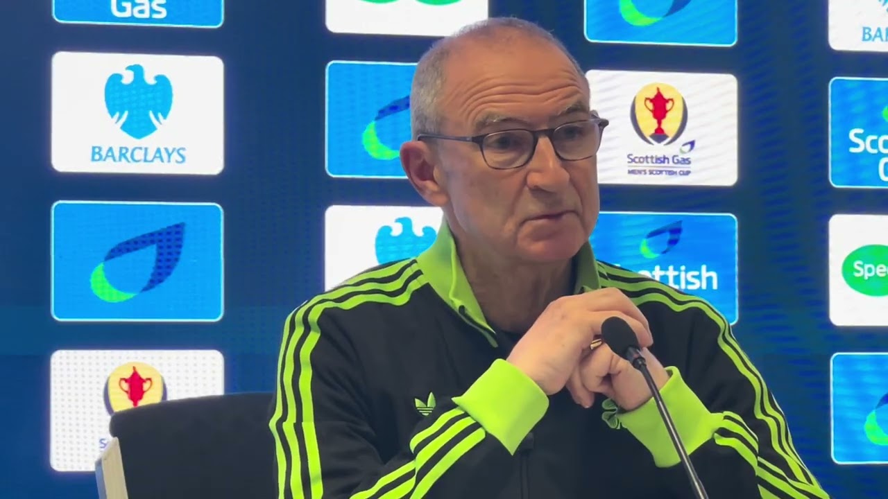 Martin O'Neill questioned after the Ibrox cup clash