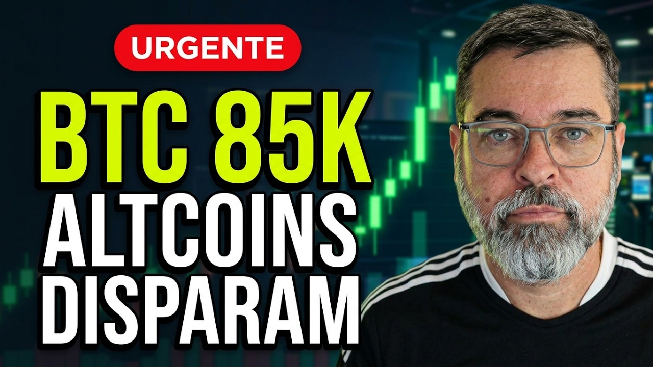 BITCOIN ROMPE OS 85K TEM ALTCOIN DANDO MAIS RETORNO QUE O BTC