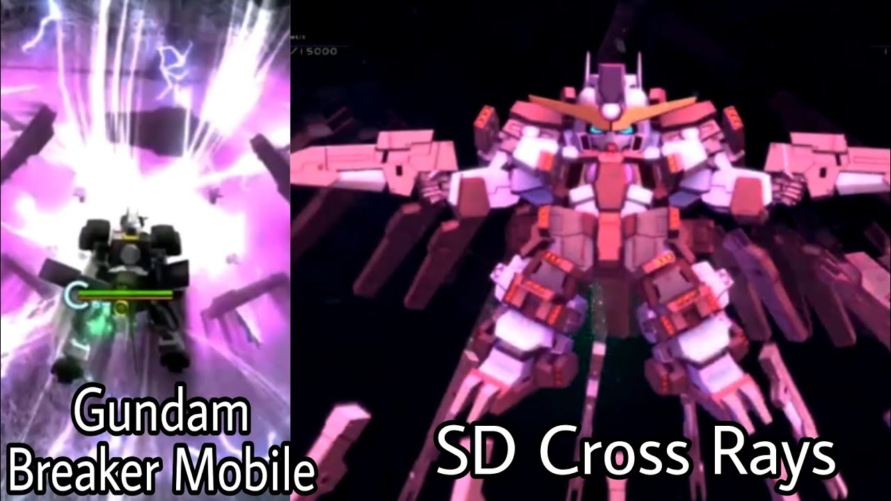 Gundam Zabanya - Gundam Breaker Mobile vs SD Cross Rays