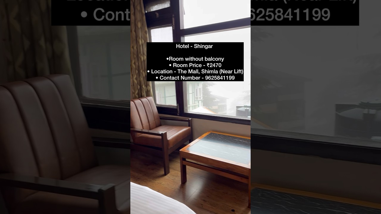 📍Shimla,Best Hotel Near Mall Road #ashortaday #shimla #shimlatour #hotel #minivlog #youtubeshorts