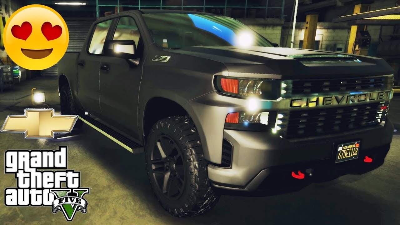 2020 Chevrolet Silverado Trail Boss tuning - GTA V test drive !