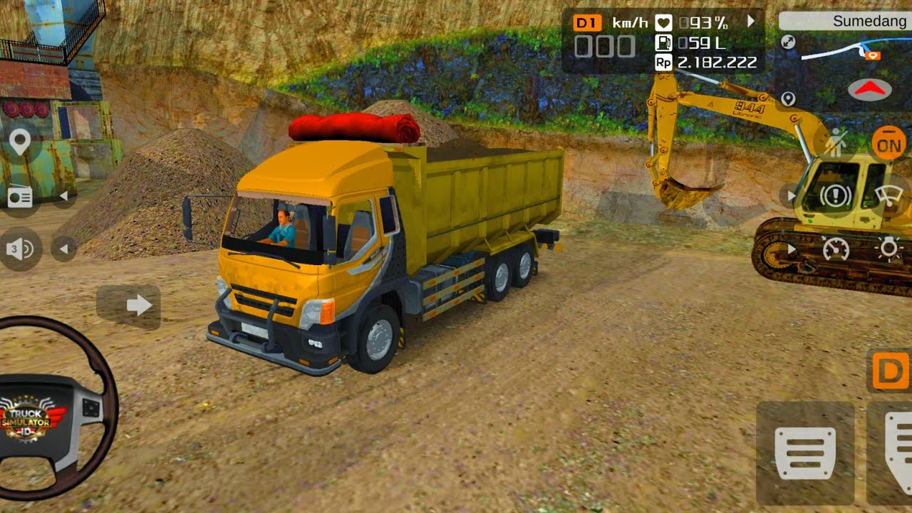 Truck simulator indonesia game || #trucksimulator #truck #truckdriver #unloading 