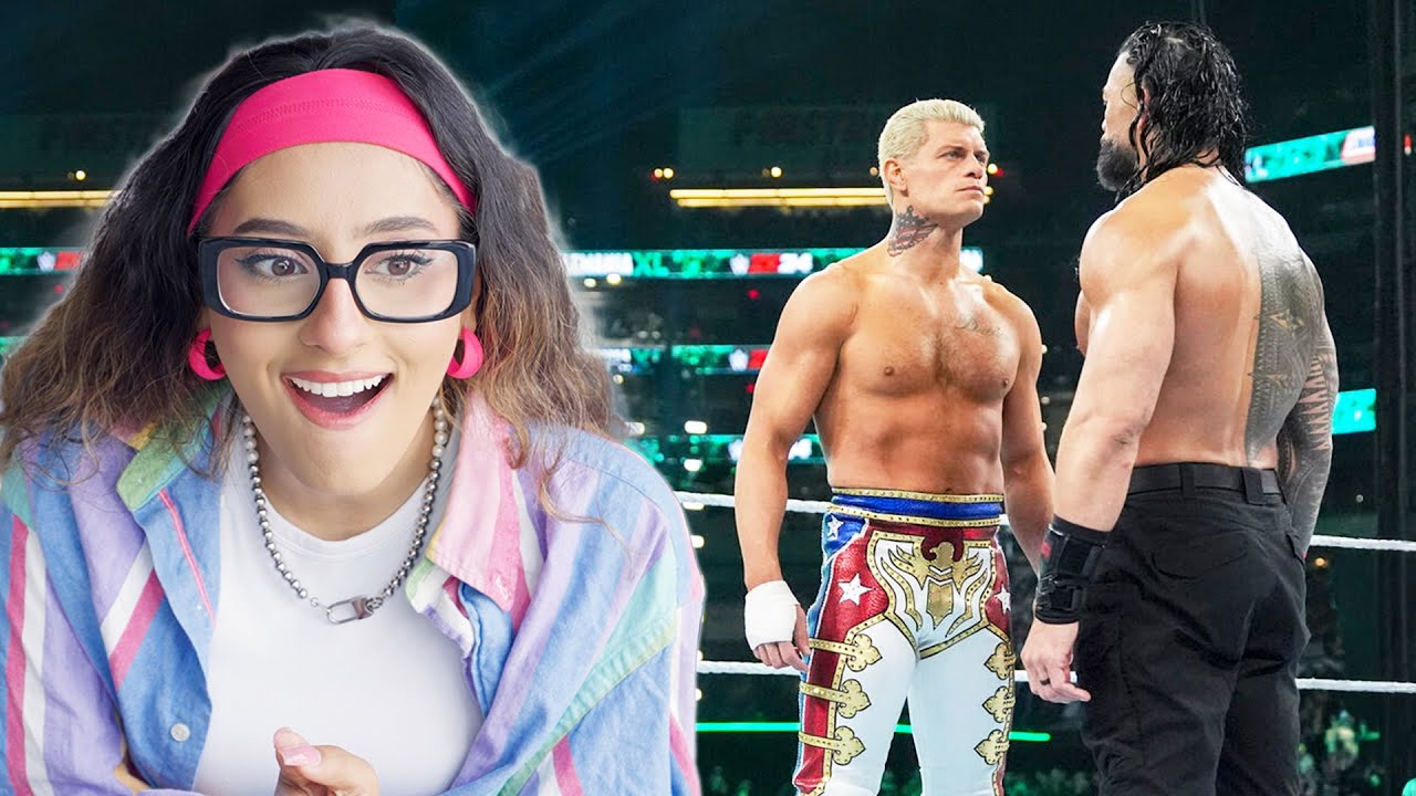 Non-Wrestling Fan Reacts To Roman Reigns vs Cody Rhodes (WrestleMania 40)