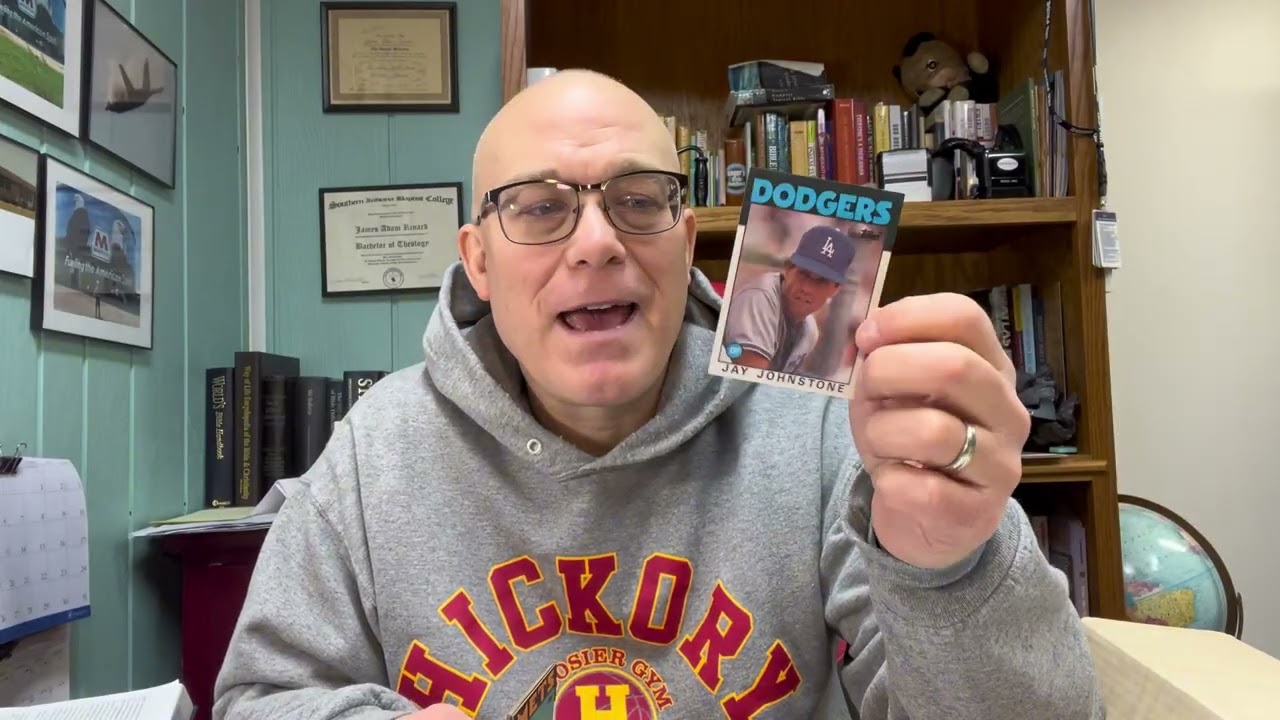 Распаковка бейсбольных карточек Topps 1986 года. Часть 4.