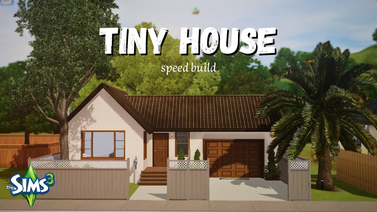 Tiny House ✨ Sims 3 NO CC | Speed Build