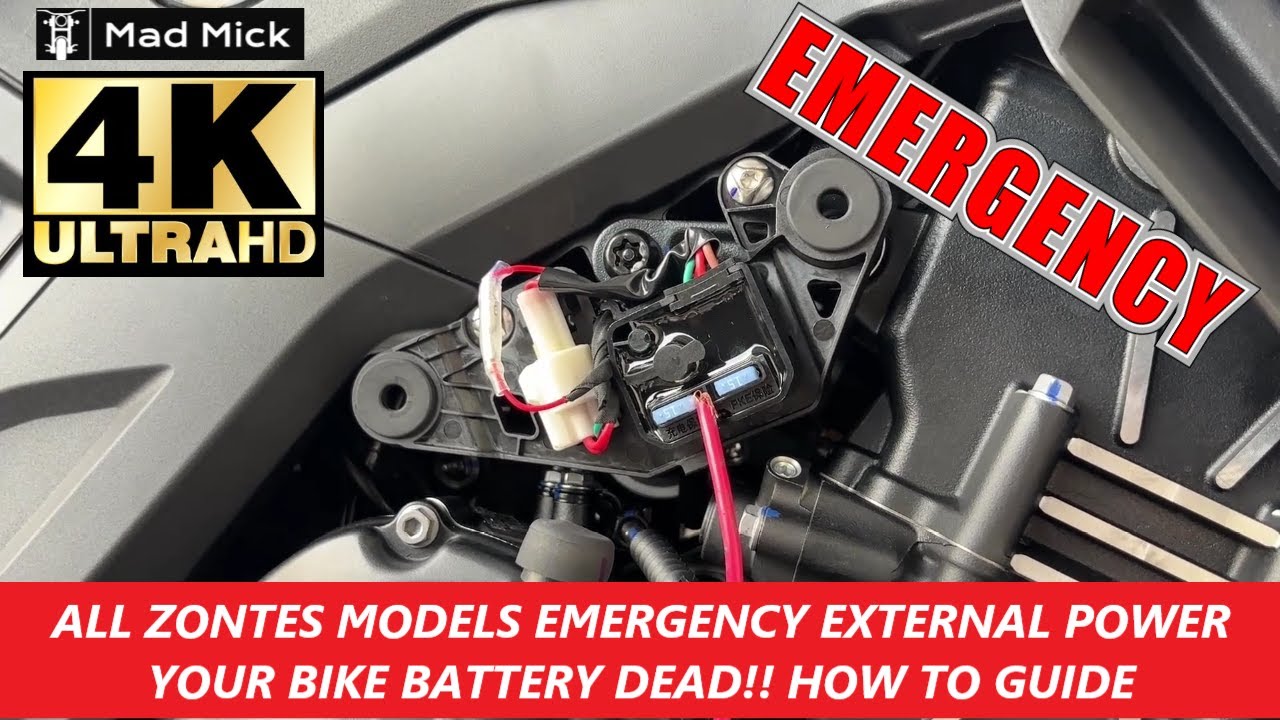 ALL ZONTES MODELS EMERGENCY EXTERNAL POWER LETS SORT IT !!