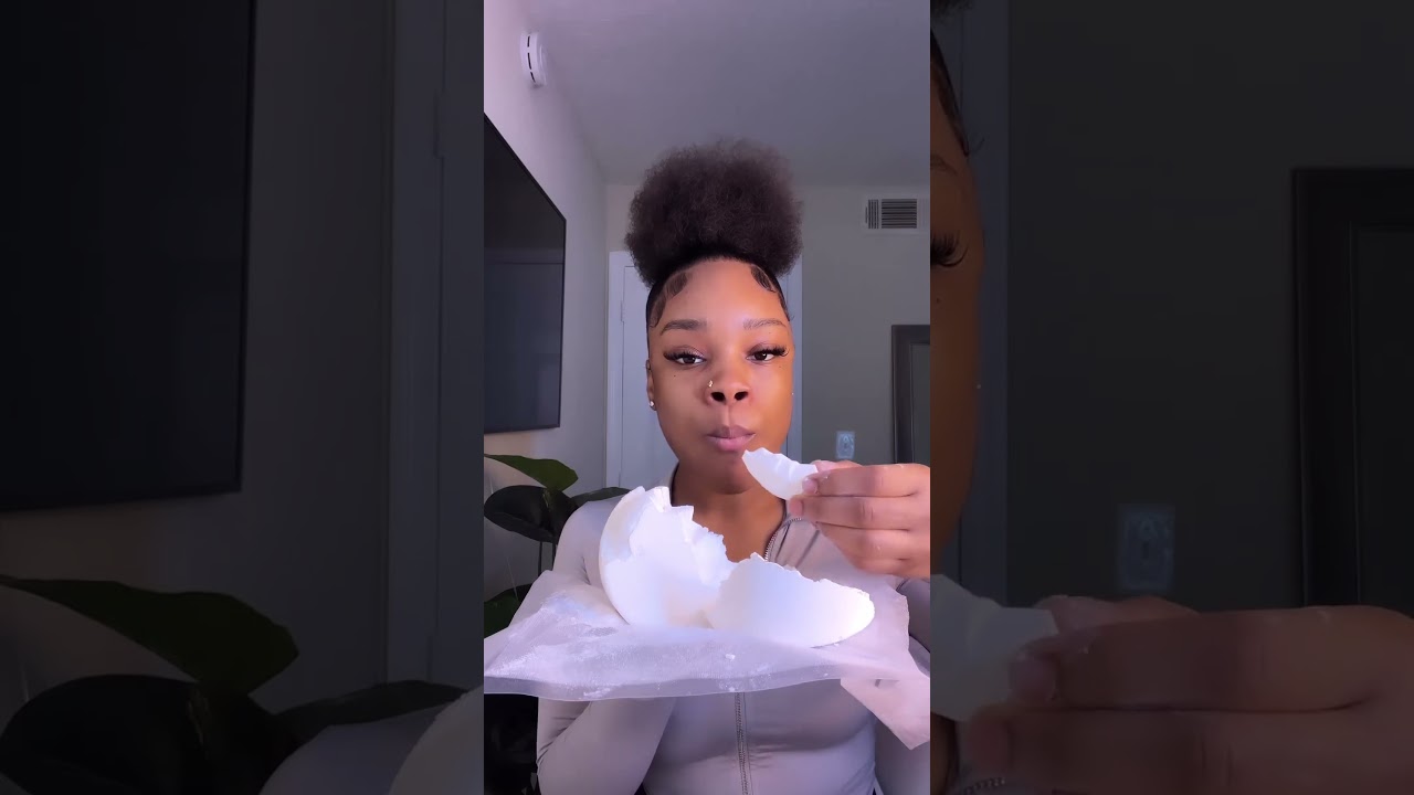 @crunchbyyoyo  Cornstarch Eating Crunchy Circle Brick🤤🌽