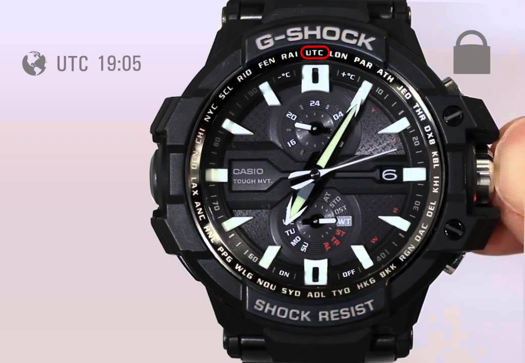 CASIO G SHOCK GW-A1000 - czas światowy