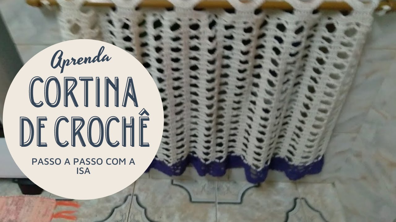 FAÇA E VENDA MUITO!!CORTINA DE CROCHÊ 