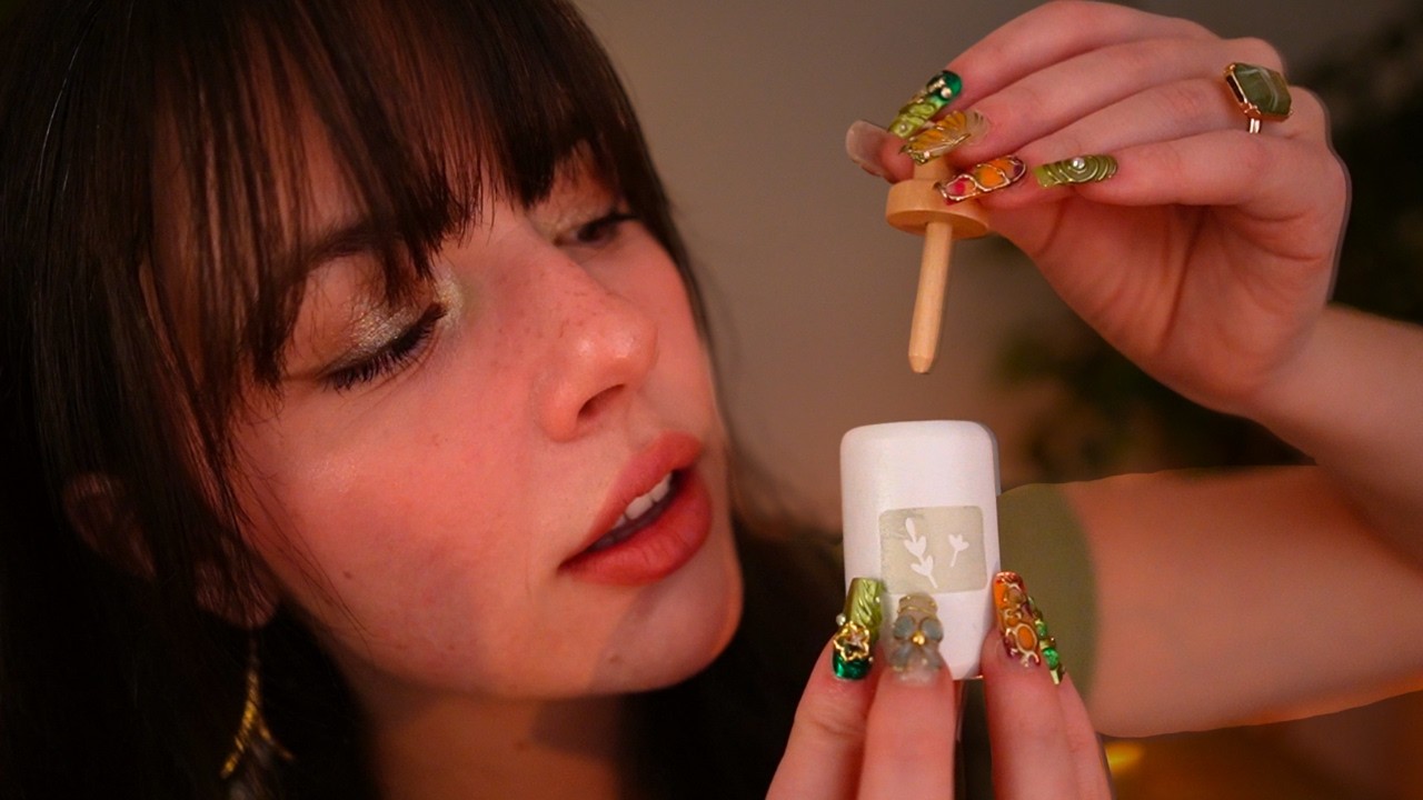 ASMR Pampering You With Wooden Skincare 🥒🌿 (layered sounds)
