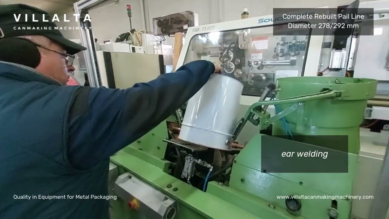 Complete Automatic Pail Line | Villalta Canmaking Machinery
