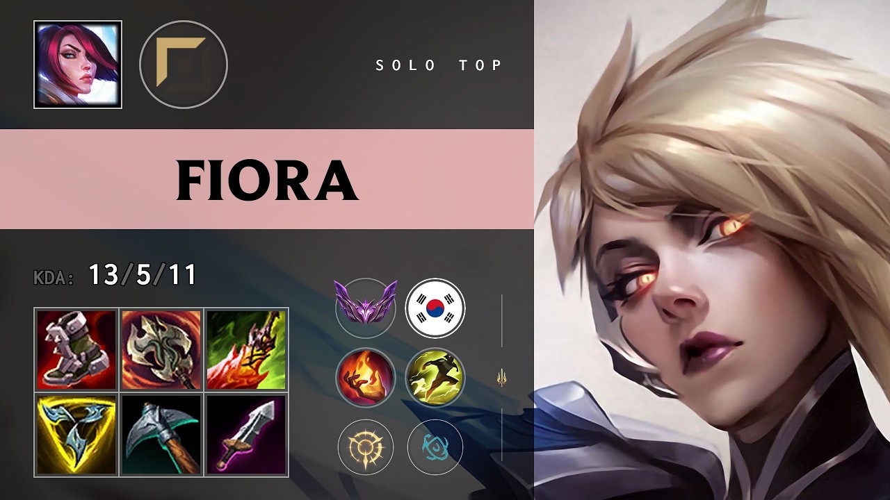 Fiora Top vs Naafiri - KR Master Patch 26.18