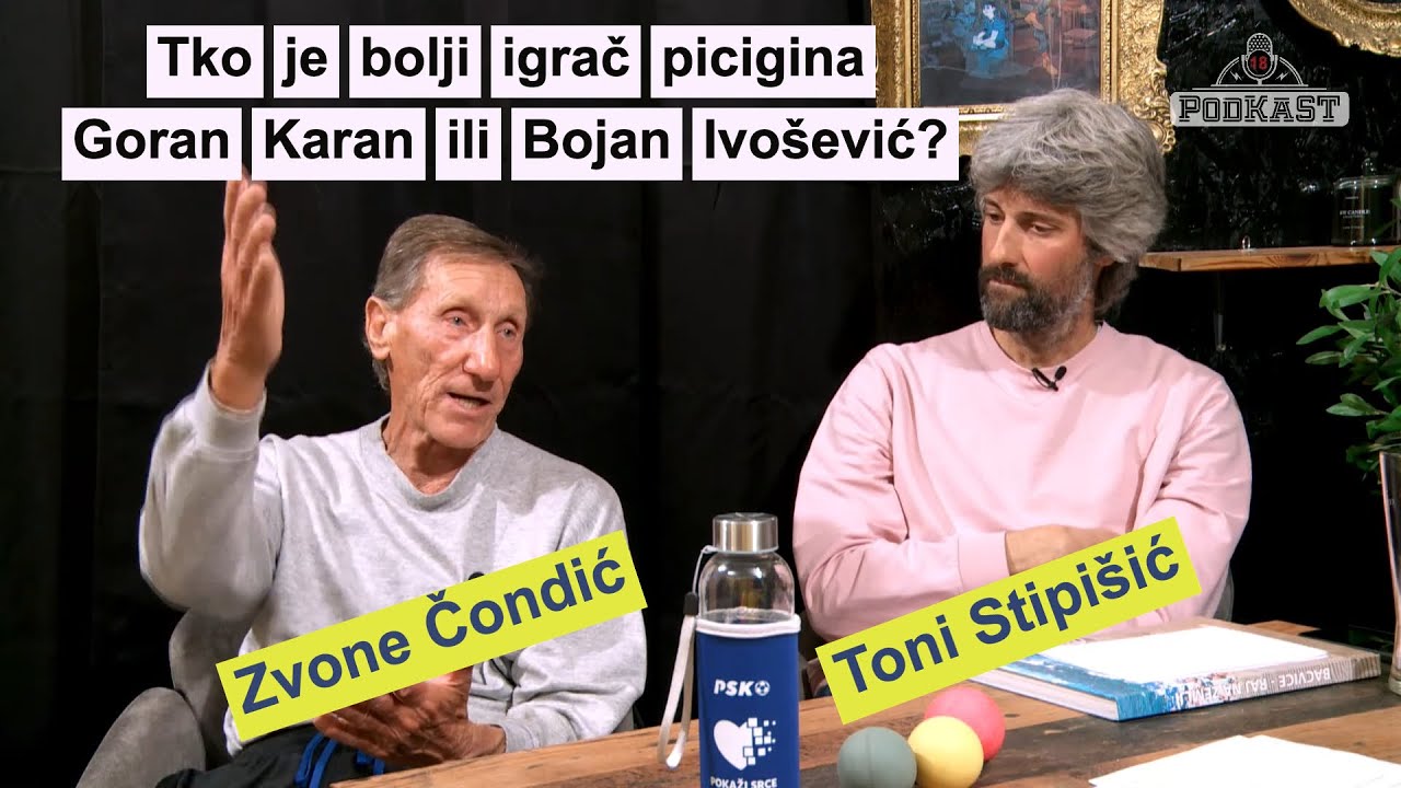 Zvone Čondić i Toni Stipišić - Tko je bolji igrač picigina, Goran Karan ili Bojan Ivošević?