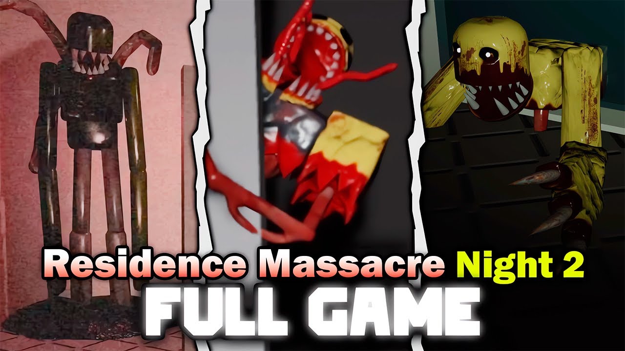 Residence Massacre: Night 2 - (Full Walkthrough) - Roblox