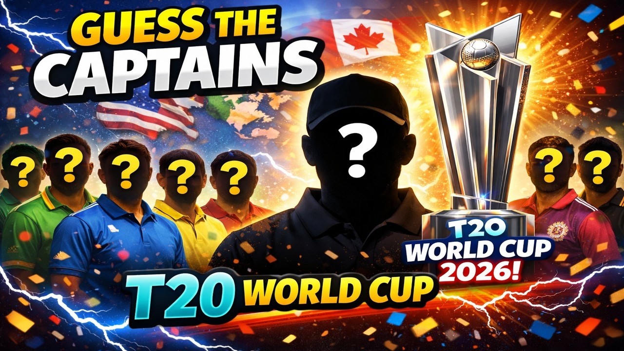 Guess The Captains – T20 World Cup 2026 | 90% Fail This Quiz! 😱