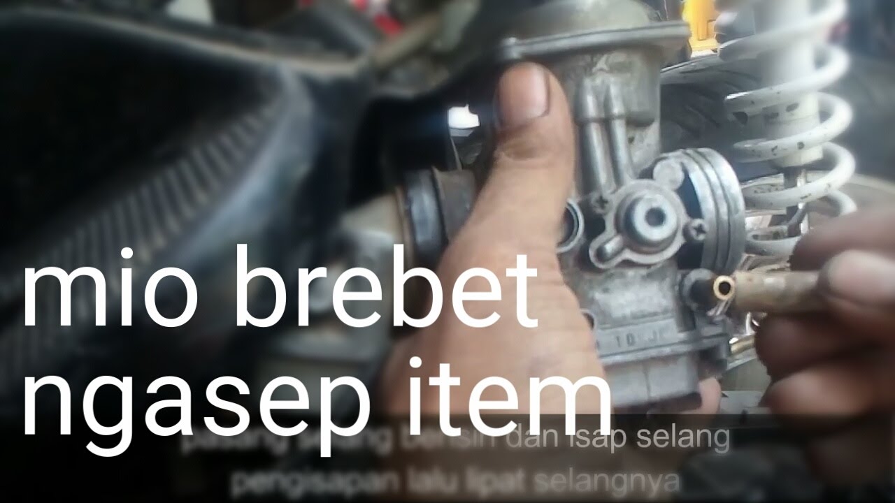 Penyebab matic mio brebet keluar asap hitam