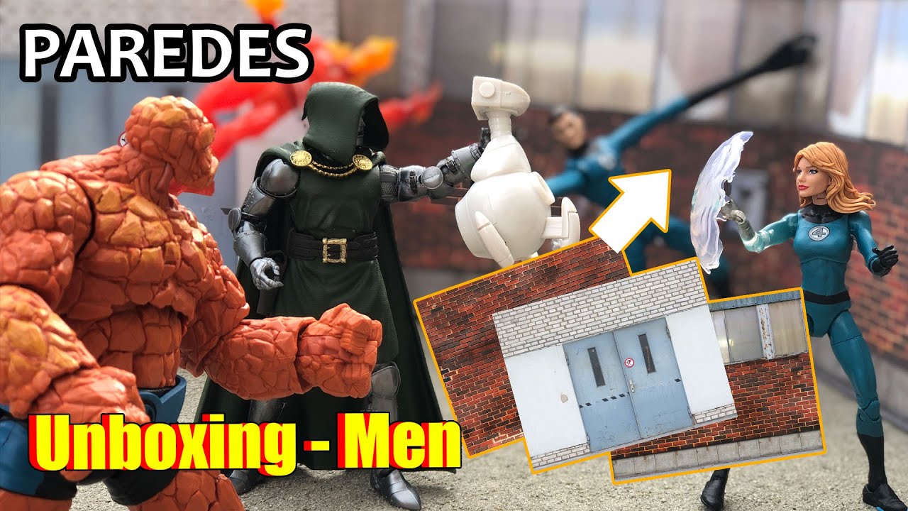 Como hacer pared de ladrillo para las figuras de acción! - Diorama
