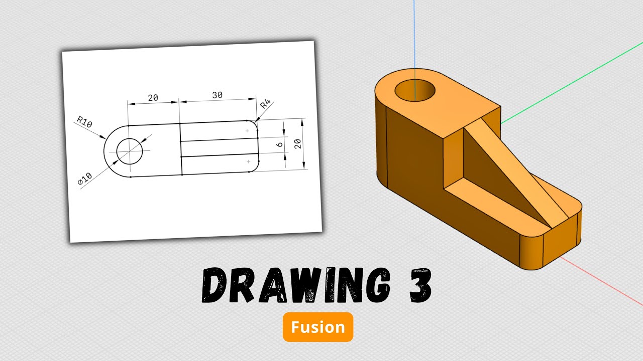 Drawing 03 | CAD for Beginners | Fusion