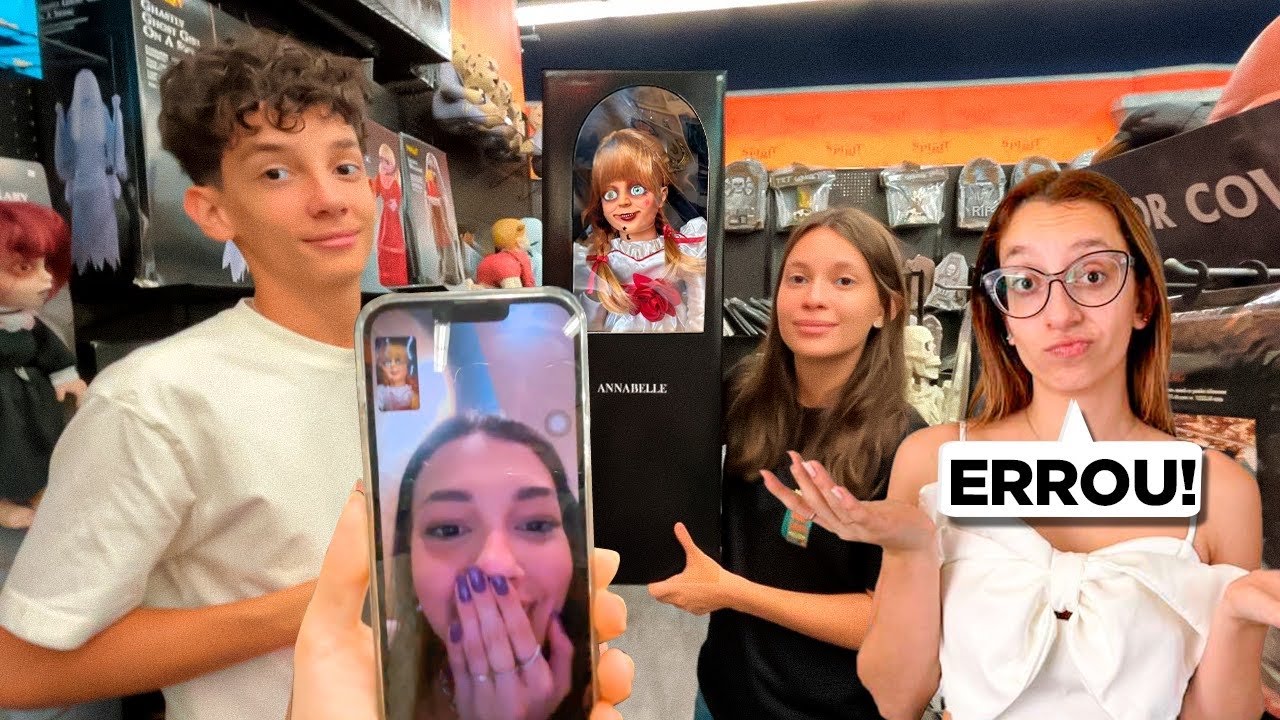 QUEM ADIVINHAR O PRE&Ccedil;O NA LOJA DE HALLOWEEN GANHA! SER&Aacute; QUE A LULUCA ACERTOU?