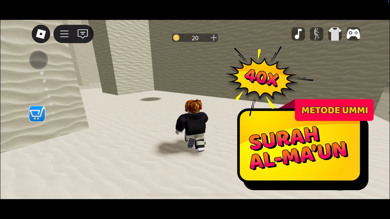 Murottal Anak Juz 30 Surat AL MAUN 40X Metode UMMI | ROBLOX Game Series