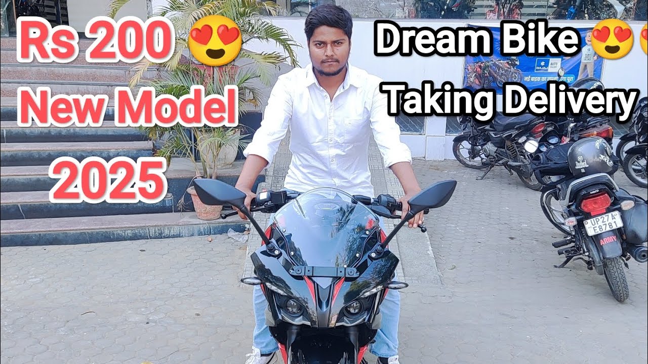 Taking Delivery of My 2025 New Pulsar  Rs200 UG | Aaj se motovlog shuru karte hain ✌🏻😍