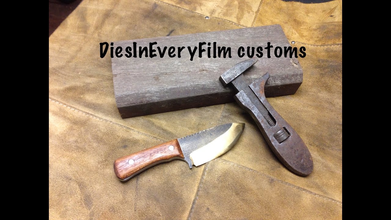 Knifemaking - skinning Neck Knife