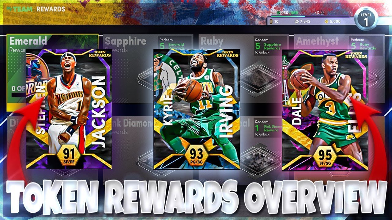 FIRST LOOK AT EVERY TOKEN REWARD IN NBA 2K22 MyTEAM!! WHO ARE THE BEST TOKEN CARDS FOR YOUR SQUAD??
