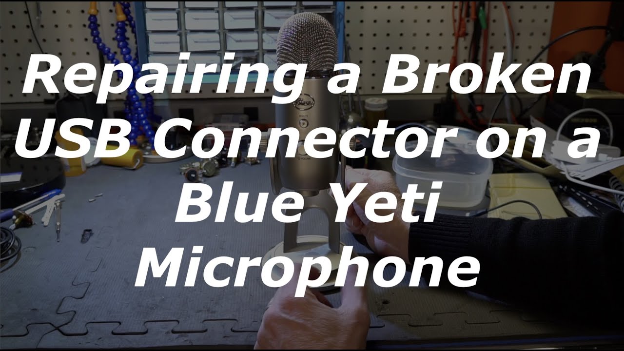 Replacing Broken USB Connector on Blue Yeti (AmpMechanic #020)