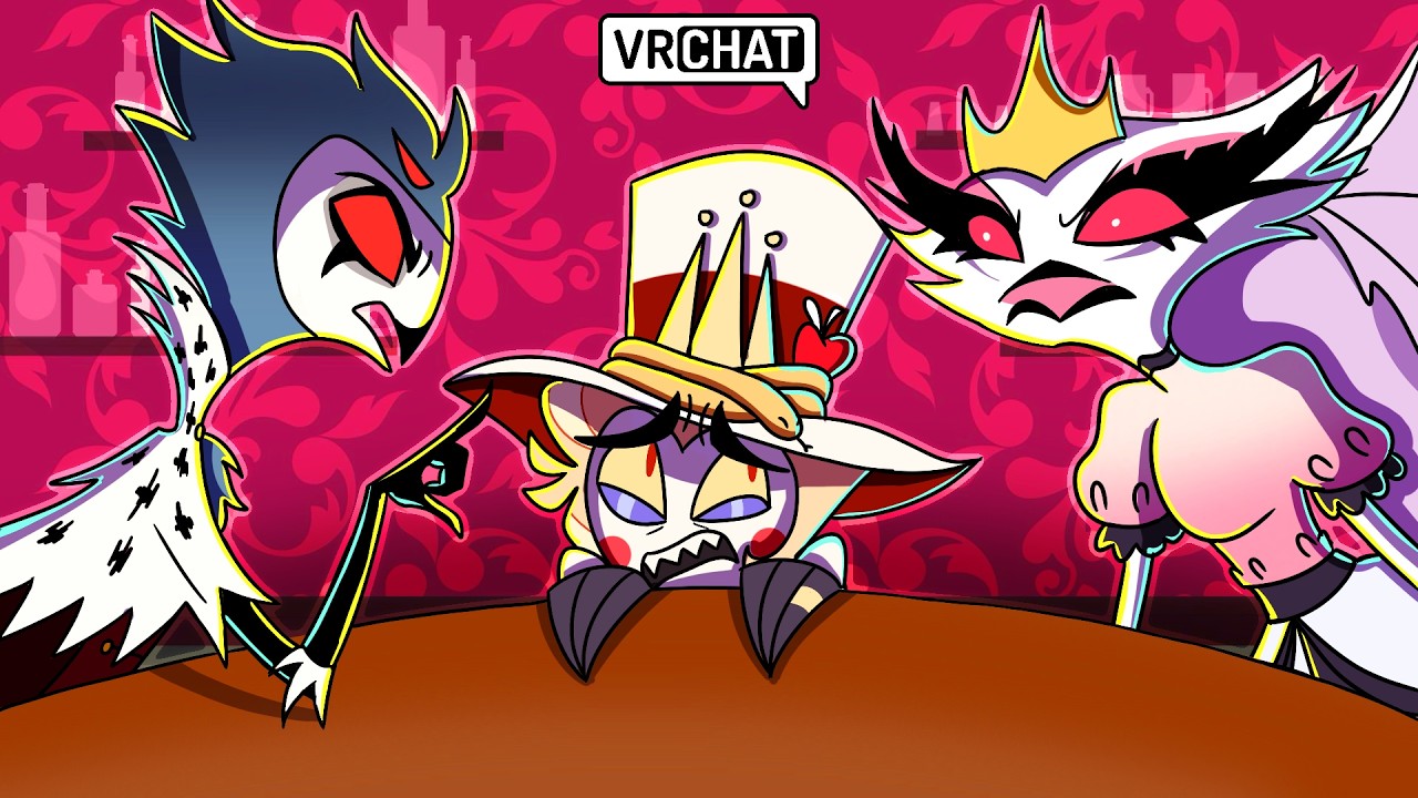 Lucifer MEETS the Ars Goetia MASTERMIND in Hazbin Hotel VRChat