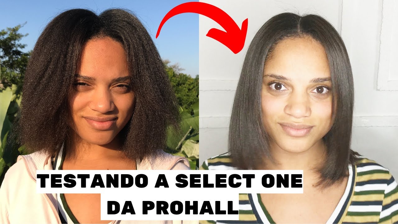 PROGRESSIVA SELECT ONE PROHALL EM CABELO CRESPO | PASSO A PASSO SOZINHA EM CASA | Kevileen Silva