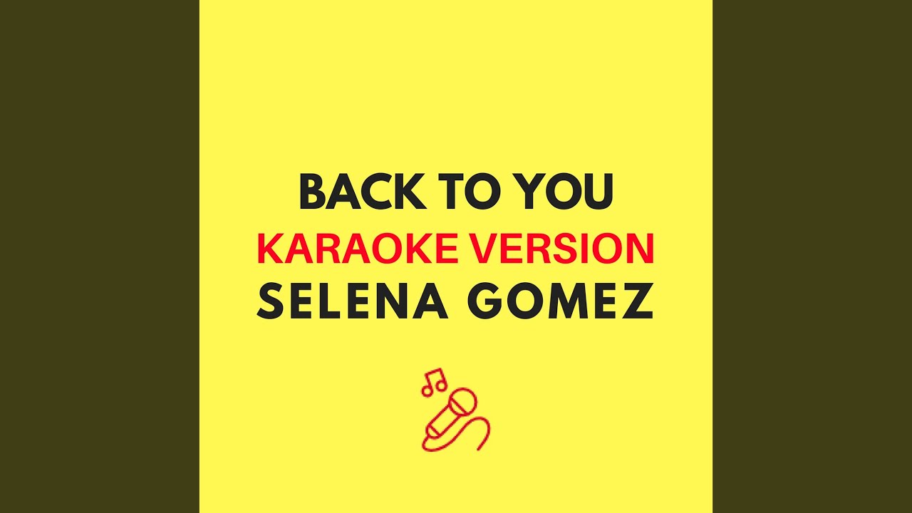 Back to You