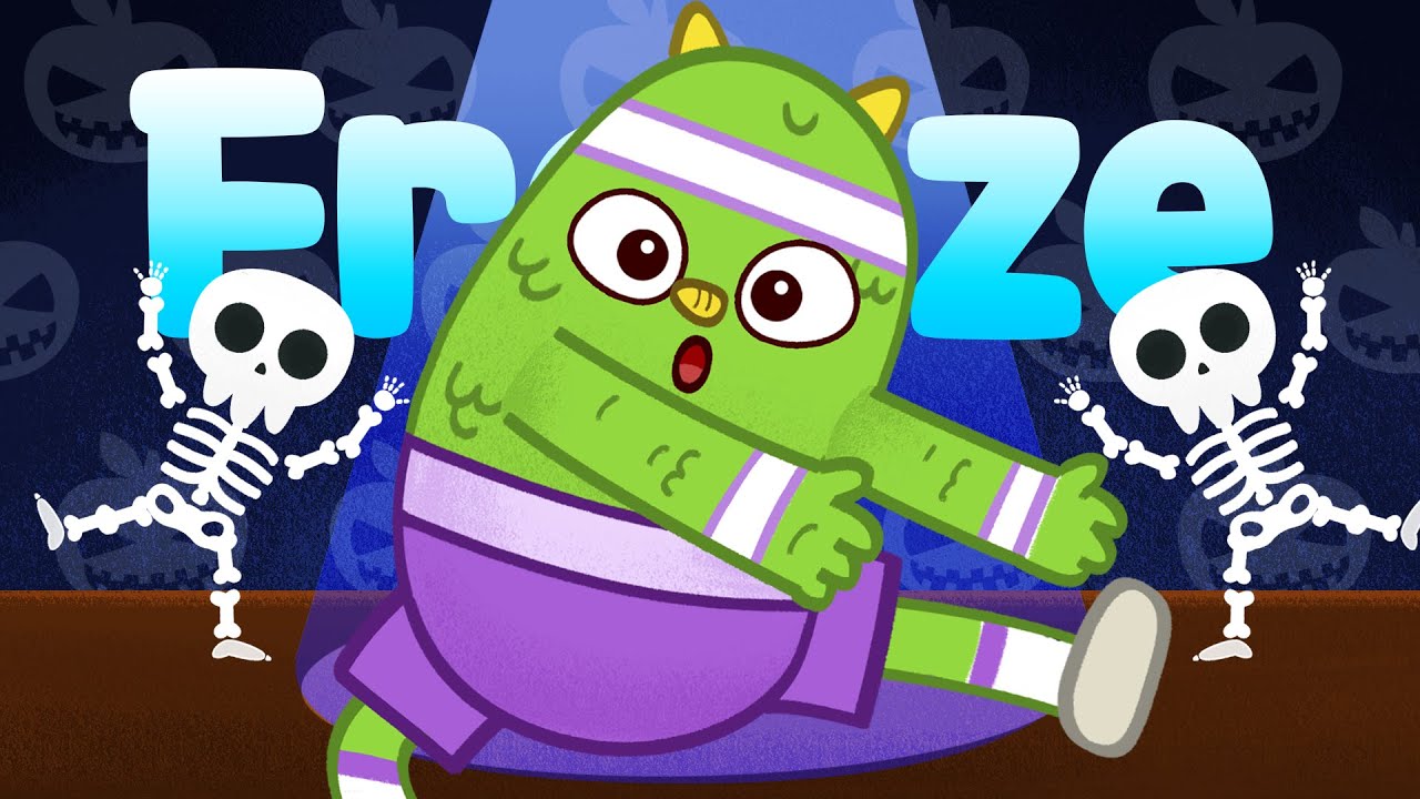 Песня Dance and Freeze для детей! Давайте танцевать с монстрами