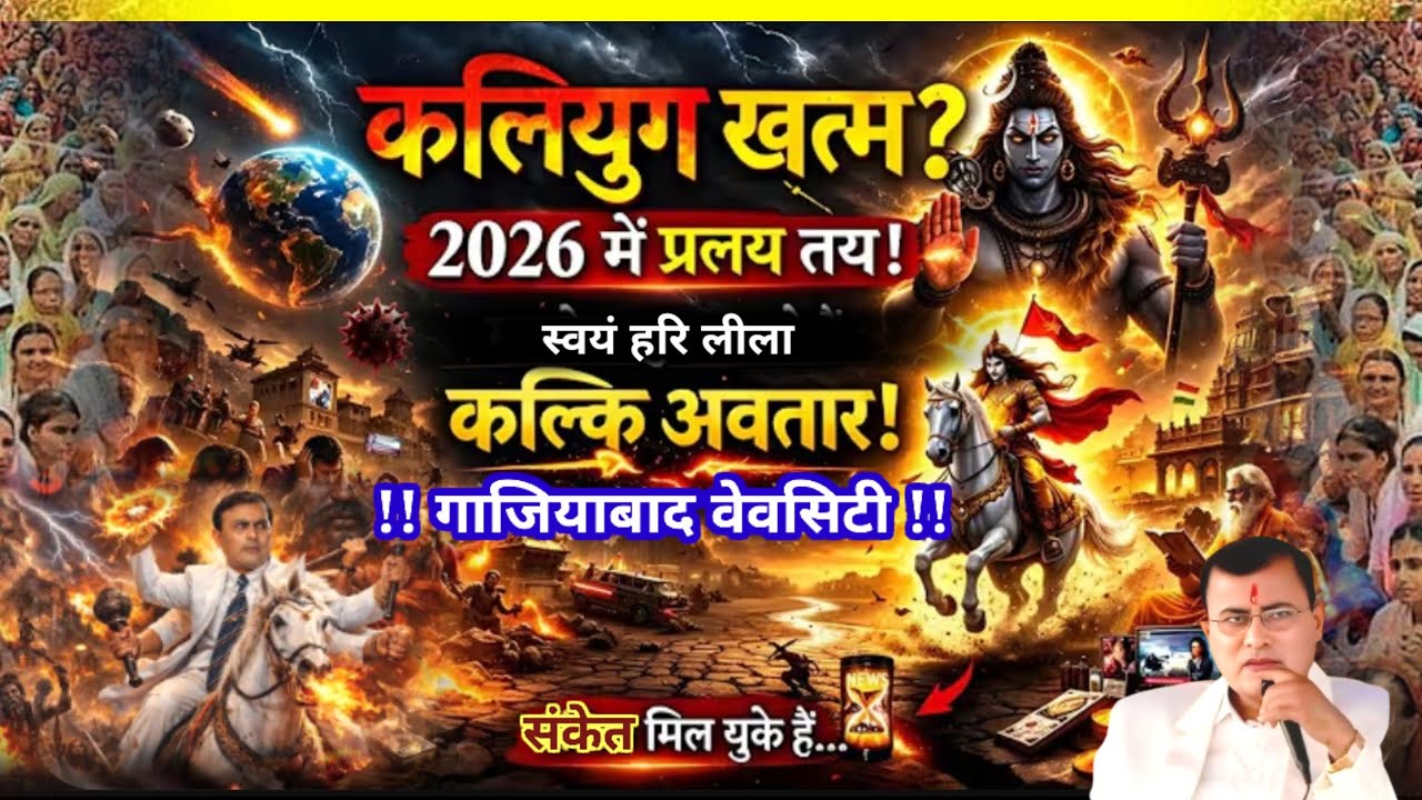 4 March 2026 ((संकेत मिल चुके)) कलयुग का अंत निकट 🤔 हरि लीला गाजियाबाद वेव सिटी ((UP)) Thanks 
