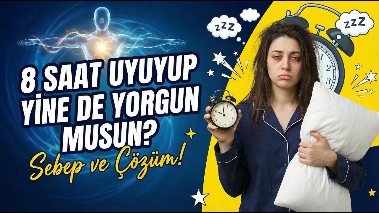8 Saat Uyuyup Yine de Yorgun mu Kalkıyorsunuz? İşte Sebebi ve Çözümü! 😴☀️