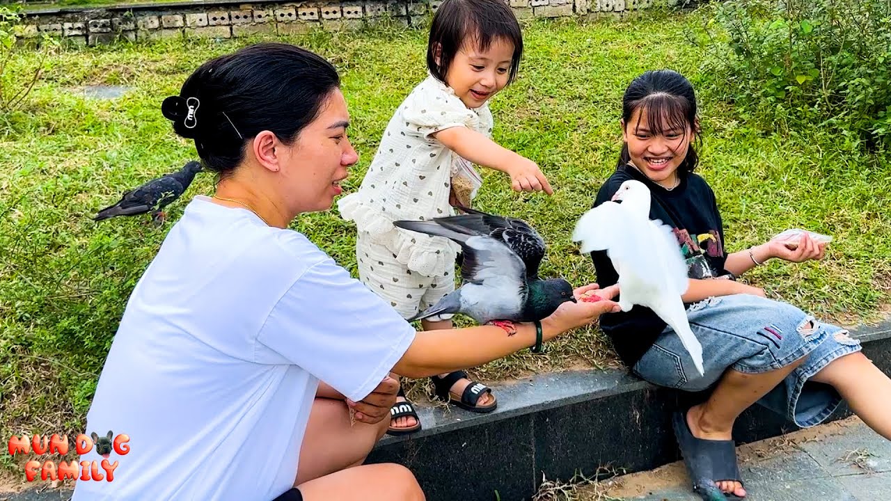 Diem and Quynh took their mother to their favorite place