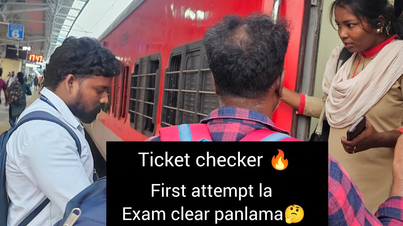 Ticket Examiner 🔥 #railwaystamil #motivation 
