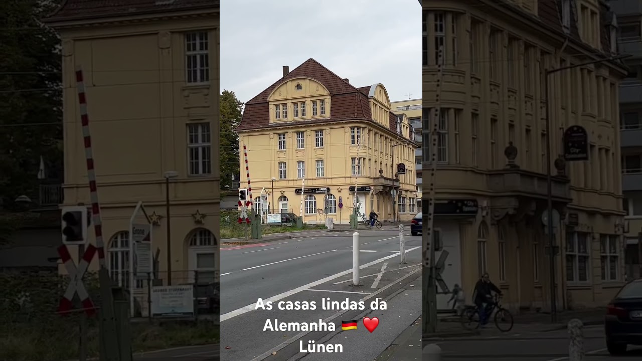 The beautiful houses in L&uuml;nen/ Germany 🇩🇪   #shortsvideo #usa #brazilian #southamerica #travel