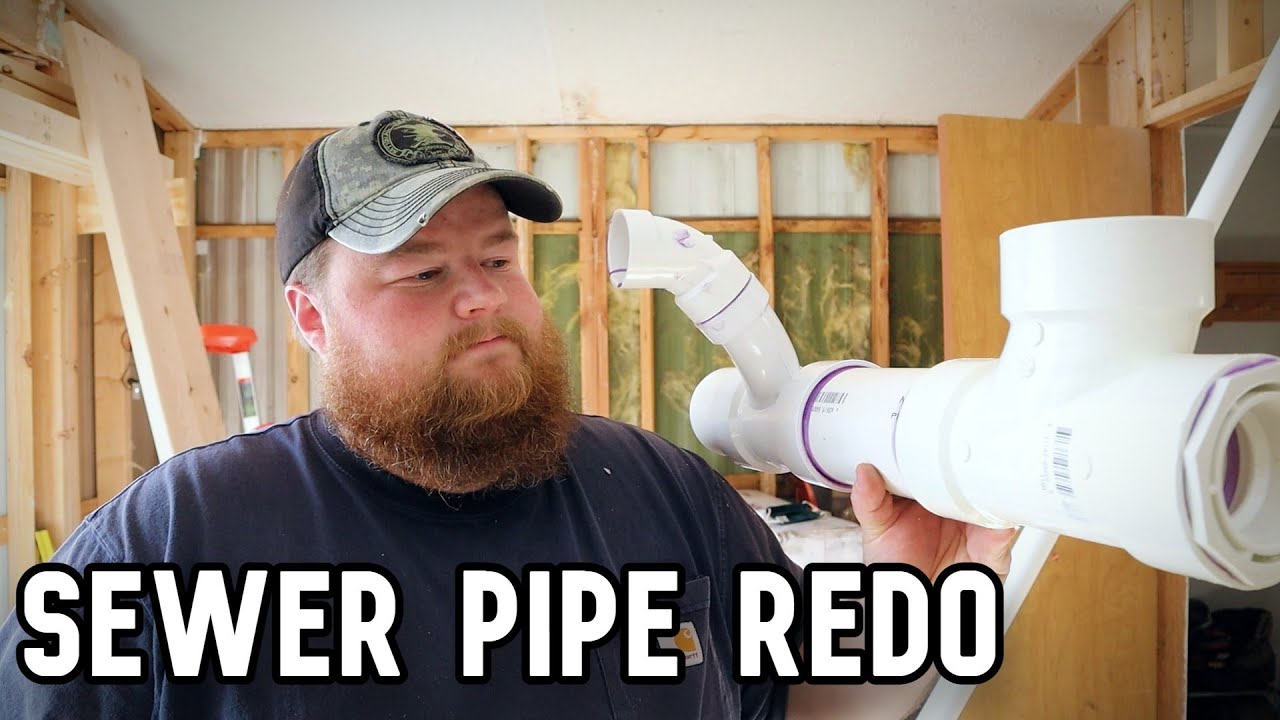 COMPLETE Bathroom Plumbing Redo - Mobile Home Renovation