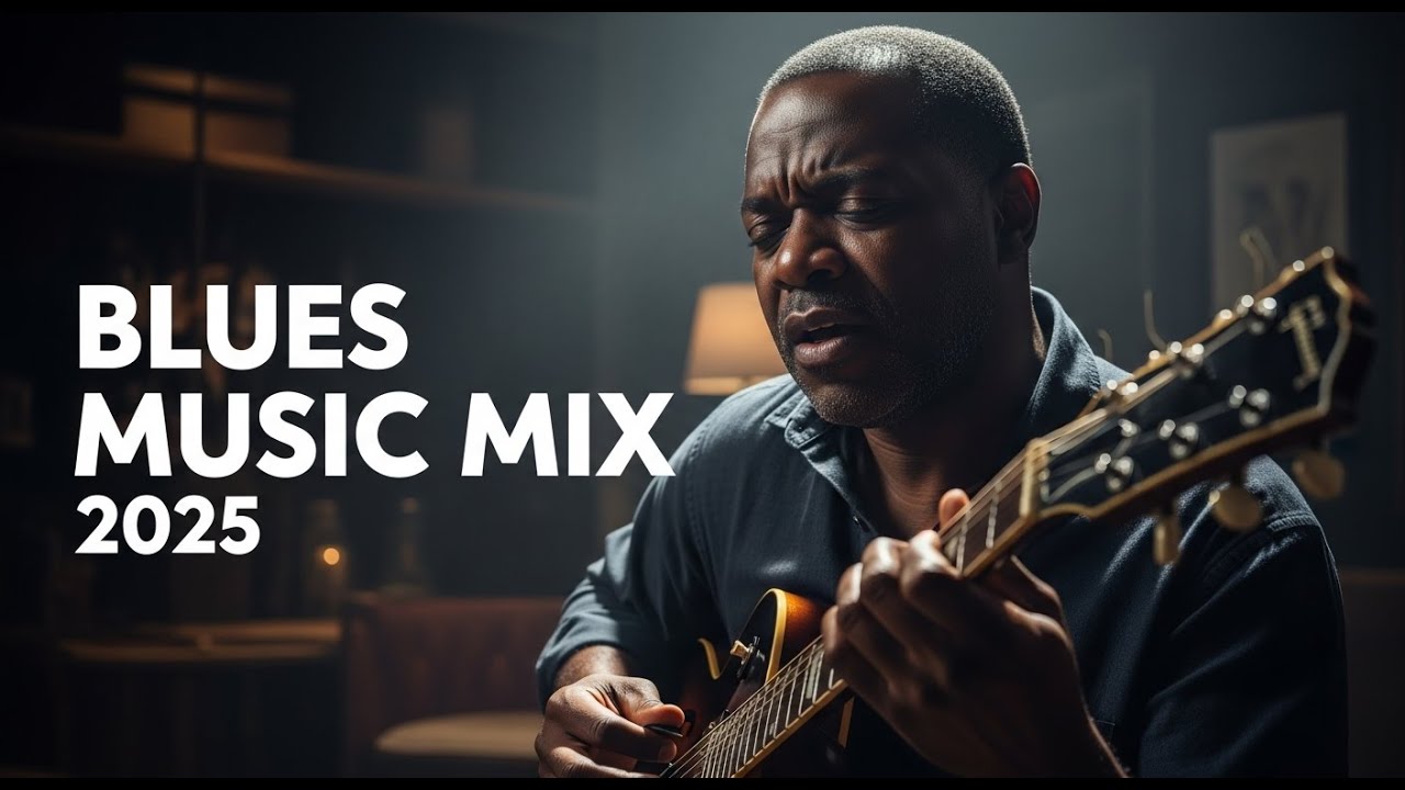Nighttime Blues 2025 | Reflective Guitar Solos & Soulful Rhythms
