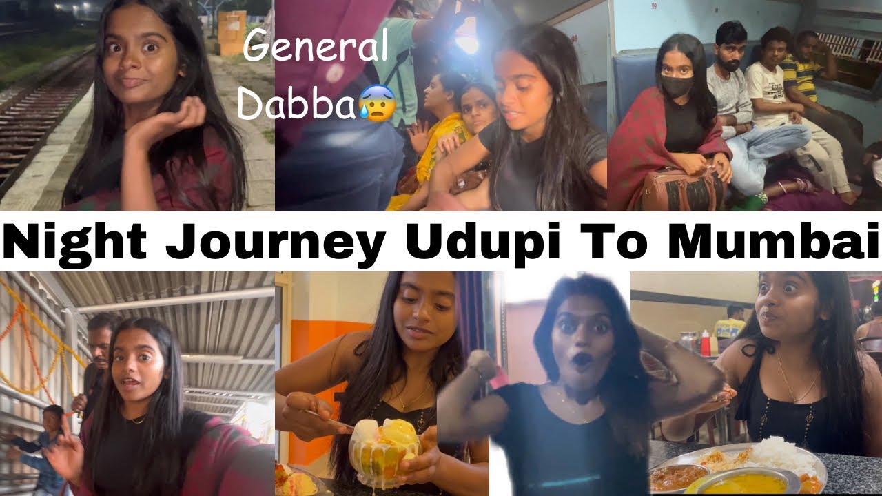Night Travelling Udupi To Mumbai😨Rakshita Tulu Talks #rakshita #mangalore #tulu  #mumbai #travel