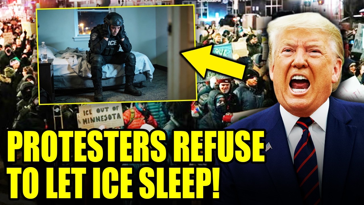 BRILLIANT: Protestors STORM ICE's hotels so they can't sleep