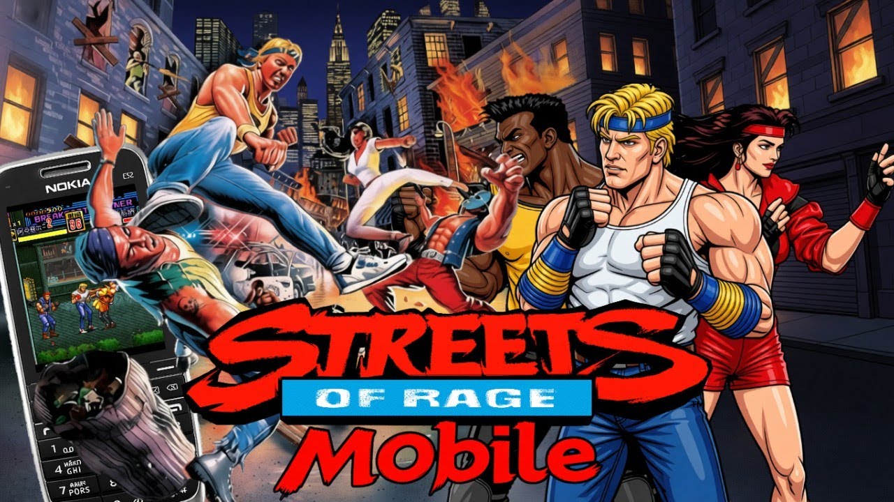 Легендарная STREETS OF RAGE на телефоне! Полное прохождение J2ME игры от SEGA