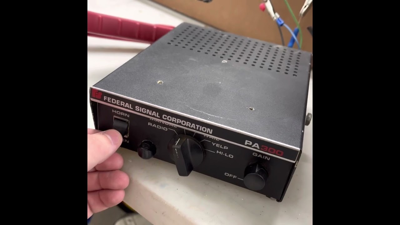 Federal Signal PA300 Demo w/ different pitches