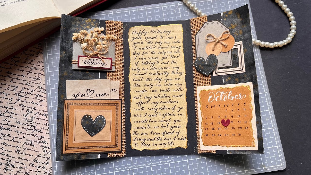 Aesthetic Birthday Card || DIY Flap Card Idea || AESTHETIC Card for Best Friend #handmade