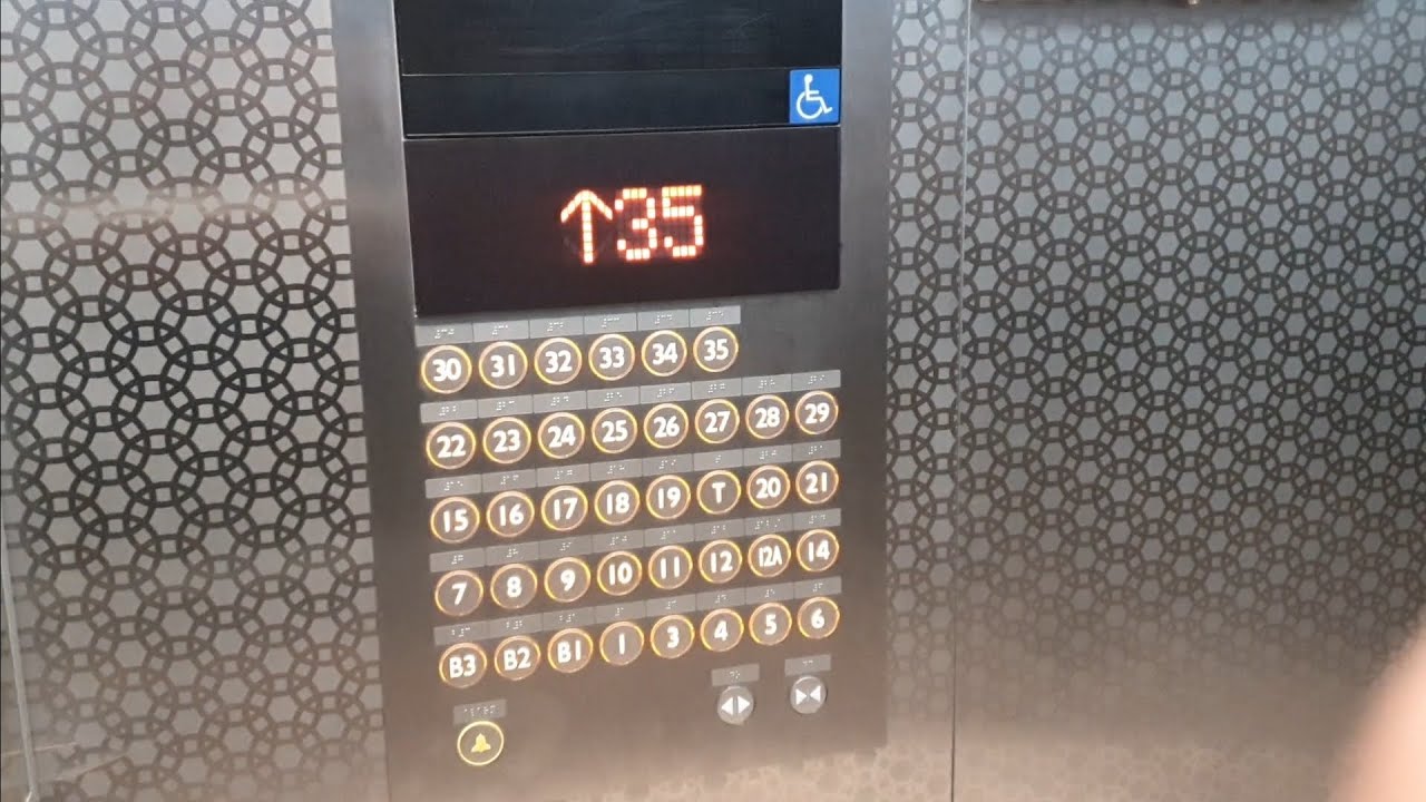 All 12x 2023 Mitsubishi elevators at Hoàng Huy Commerce Residence (Lotus Tower)