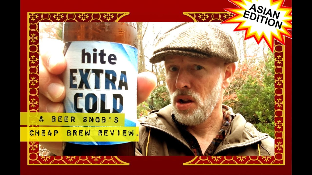 Hite Extra Cold Beer Review by A Beer Snob's Cheap Brew Review | South Korea Beer